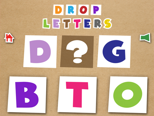 Drop Letters Game